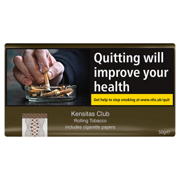 Kensitas Club Tobacco Hand Rolling - 50g Pouch