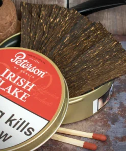 Peterson Irish Flake Pipe Tobacco - 50g Tin