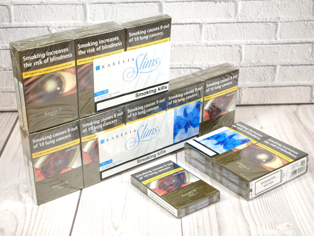 Buy Karelia S Blue Slims - 20 Cigarettes